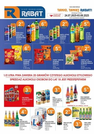 Gazetka promocyjna Rabat, ważna od 24.07.2025 do 03.08.2025.