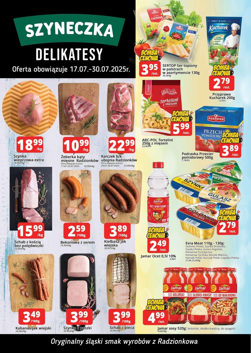 Gazetka promocyjna Szyneczka Delikatesy - wygasła 16 dni temu