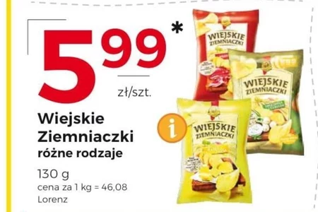 Чіпси Wiejskie ziemniaczki