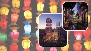Wieżowce jak z bajki. Hotel w Bangkoku wygląda jak gigantyczne lampiony