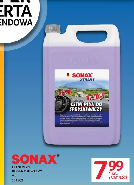 Płyn do spryskiwaczy Sonax