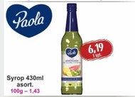 Сироп Paola