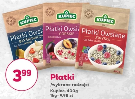 Płatki owsiane Kupiec