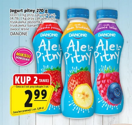 Jogurt pitny Danone