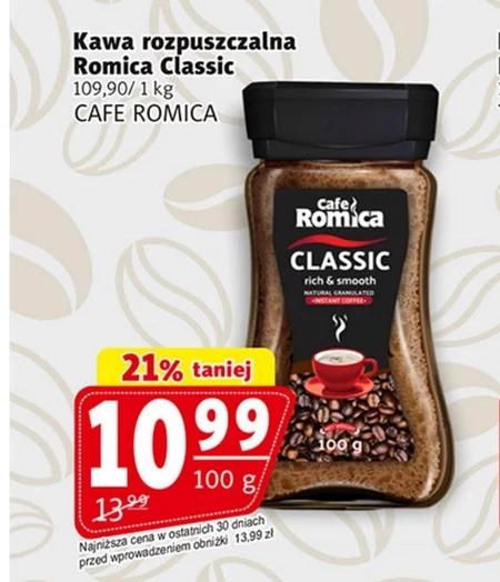 Kawa rozpuszczalna Romica