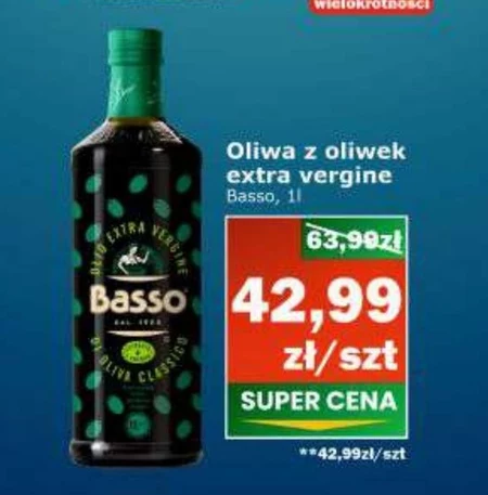 Oliwa z oliwek Basso
