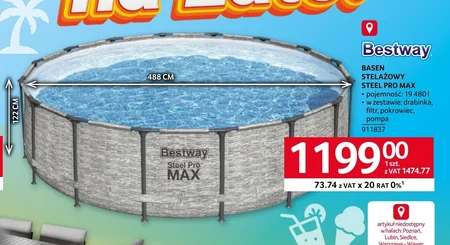 Басейн на стійці Bestway