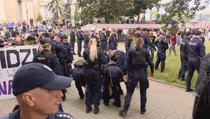 Na manifestacji w Warszawie doszło do incydentu. Interweniowała policja