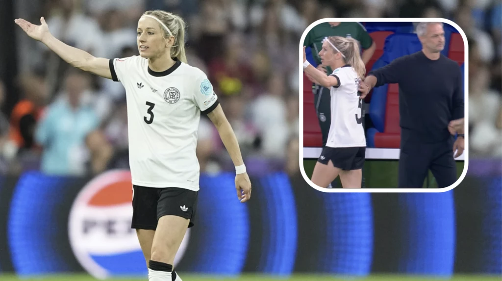 Kathrin Hendrich otrzymała czerwoną kartkę Kathrin Hendrich otrzymała czerwoną kartkę