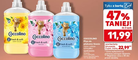 Płyn do płukania tkanin Coccolino