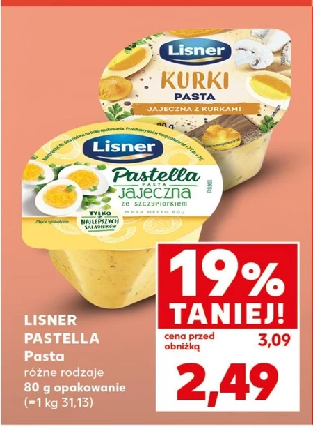 Pasta jajeczna Lisner