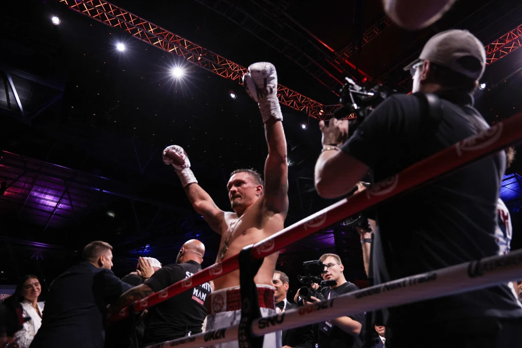 Ołeksandr Usyk po zwycięstwie nad Danielem Dubois Ołeksandr Usyk po zwycięstwie nad Danielem Dubois