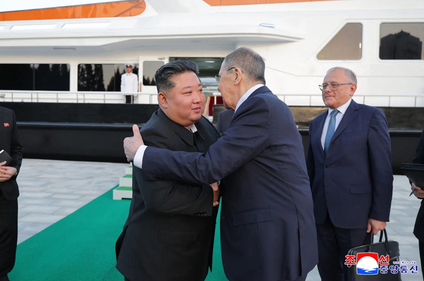 Kim Dzong Un i Siergiej Ławrow Kim Dzong Un i Siergiej Ławrow