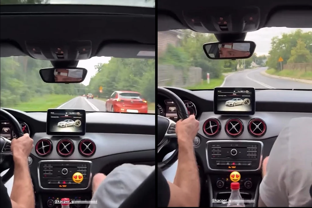 Młody piłkarz miał jechać swoim Mercedesem-AMG niemal 200 km/h po drodze krajowej i wyprzedzać inne pojazdy na zakazie
