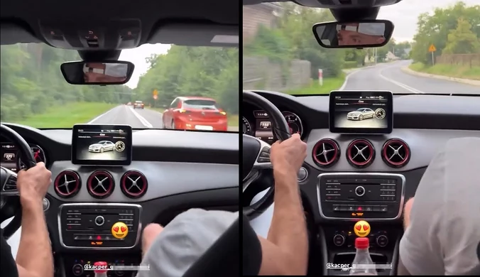 Młody piłkarz miał jechać swoim Mercedesem-AMG niemal 200 km/h po drodze krajowej i wyprzedzać inne pojazdy na zakazie