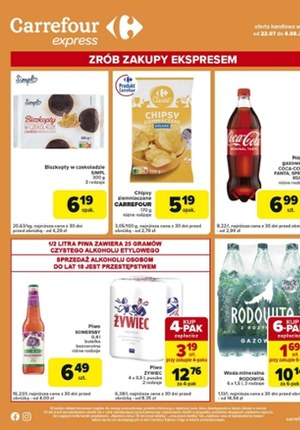Gazetka promocyjna Carrefour Express, ważna od 22.07.2025 do 04.08.2025.