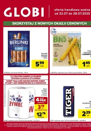 Gazetka promocyjna Globi, ważna od 22.07.2025 do 28.07.2025.