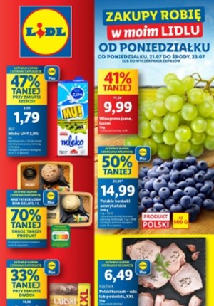 Gazetka promocyjna Lidl, ważna od 21.07.2025 do 23.07.2025.