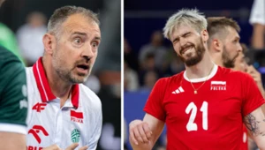 Reprezentacja Polski w siatkówce. Na zdjęciu selekcjoner Nikola Grbić oraz Tomasz Fornal