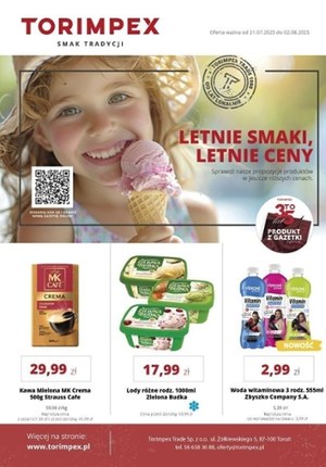 Gazetka promocyjna Torimpex, ważna od 21.07.2025 do 02.08.2025.