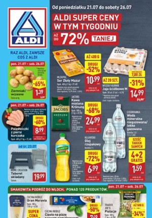 Gazetka promocyjna Aldi, ważna od 21.07.2025 do 26.07.2025.
