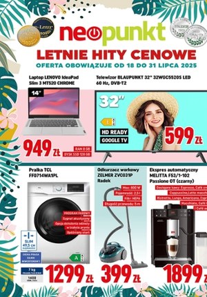 Gazetka promocyjna NEOPUNKT, ważna od 18.07.2025 do 31.07.2025.