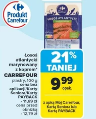 Łosoś marynowany Carrefour