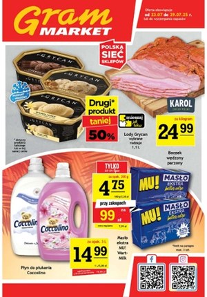 Gazetka promocyjna Gram Market, ważna od 23.07.2025 do 29.07.2025.