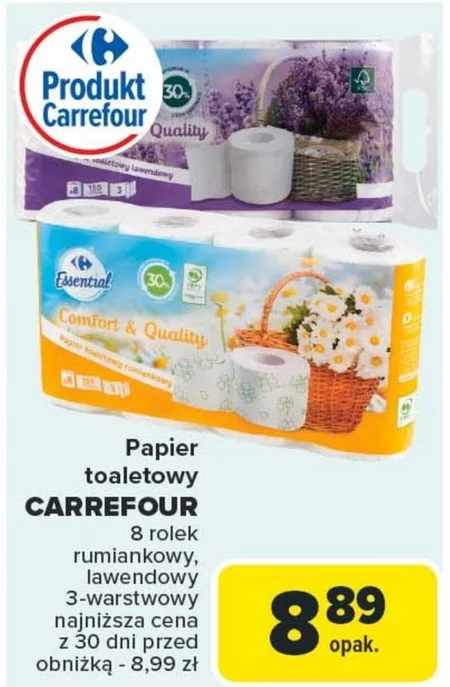 Papier toaletowy Carrefour