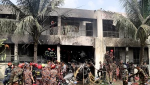 W Bangladeszu samolot wojskowy rozbił się o uczelnię