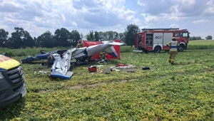 Awionetka spadła na pole w miejscowości Strąkowa