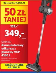 Akumulatorowy odkurzacz Grundig