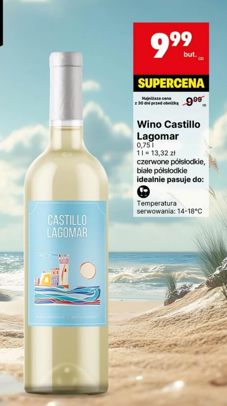 Wino półsłodkie Castillo