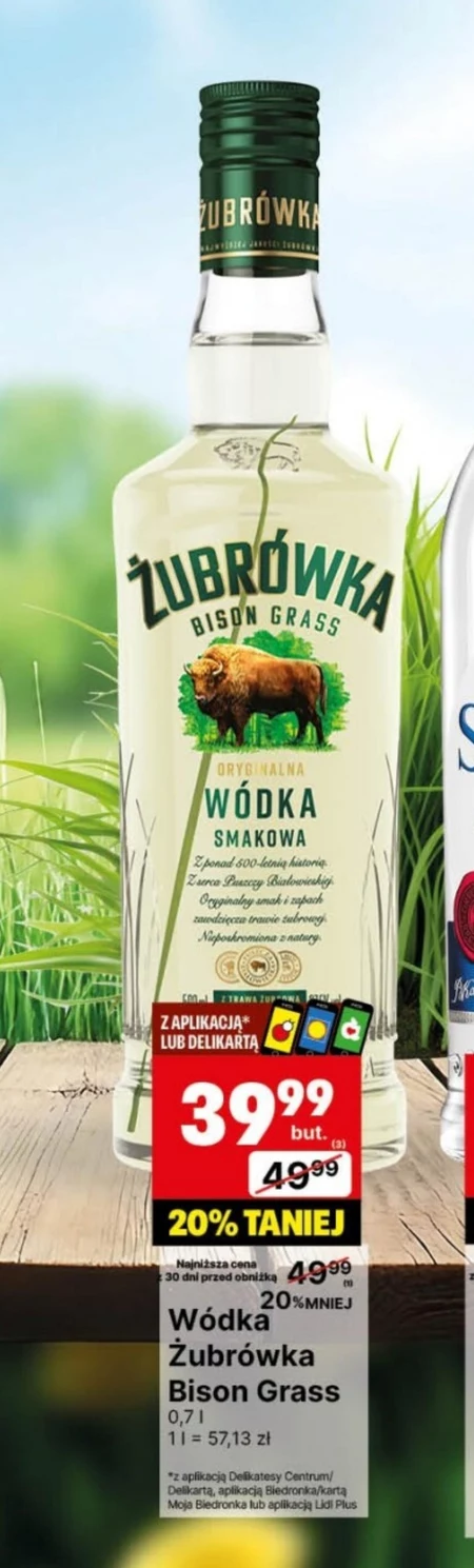 Wódka smakowa Żubrówka