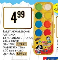 Farby akwarelowe Astrino
