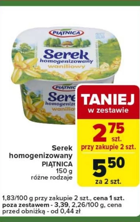 Serek homogenizowany Piątnica
