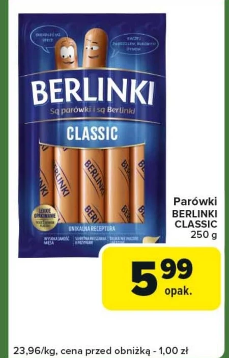 Parówki Berlinki