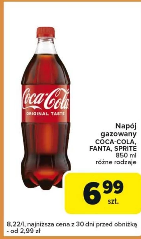 Napój gazowany Coca-Cola
