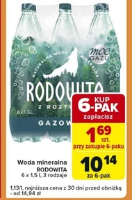 Woda mineralna Rodowita