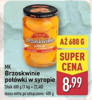 Brzoskwinie połówki MK