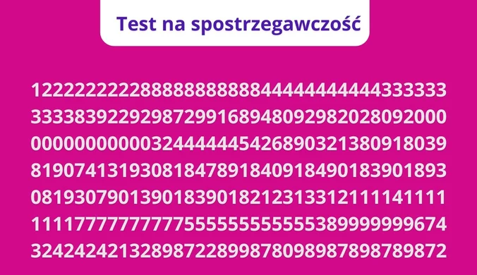 Test na koncentrację: Ile "6" widzisz na zdjęciu?