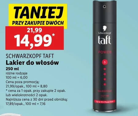 Lakier do włosów Taft
