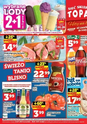 Gazetka promocyjna Topaz, ważna od 24.07.2025 do 30.07.2025.