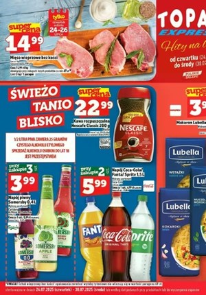 Gazetka promocyjna Topaz, ważna od 24.07.2025 do 30.07.2025.
