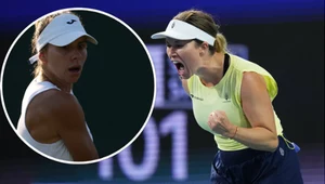 Magda Linette patrzyła zaskoczona na wybuch Danielle Collins