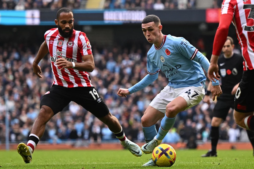 Bryan Mbeumo i Phil Foden Bryan Mbeumo i Phil Foden