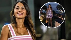 Antonela Roccuzzo w sukience od Dolce&Gabbana na wakacjach we Włoszech