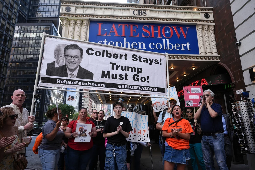 USA. Spór wokół wycofania "The Late Show" Stephena Colberta