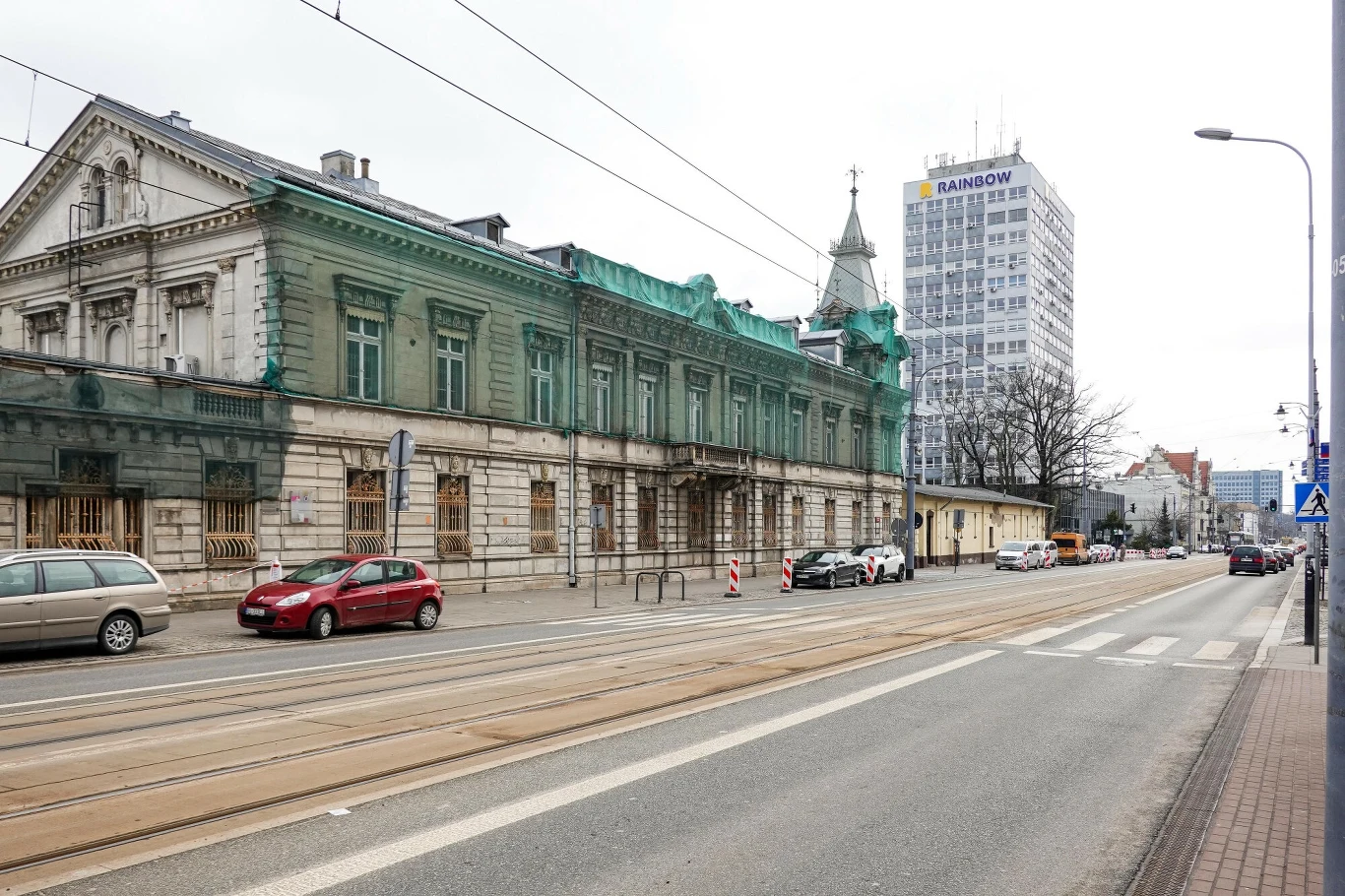 Miasto Łódź, puste ulice 