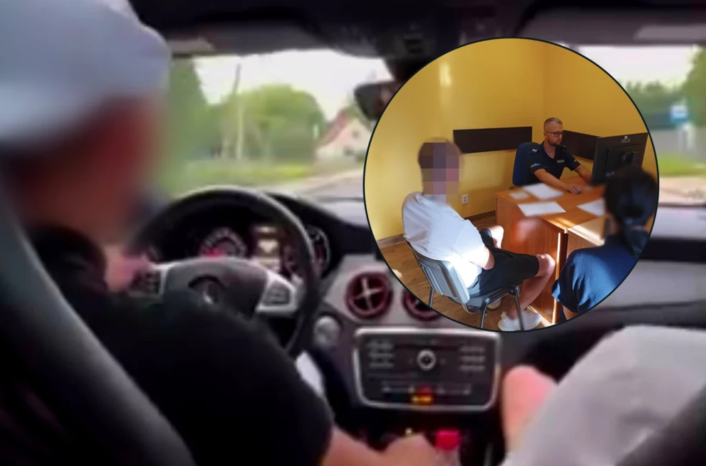 Młody piłkarz, który szalał za kierownicą Mercedesa stawił się na policję i odebrano mu prawo jazdy. Młody piłkarz, który szalał za kierownicą Mercedesa stawił się na policję i odebrano mu prawo jazdy.